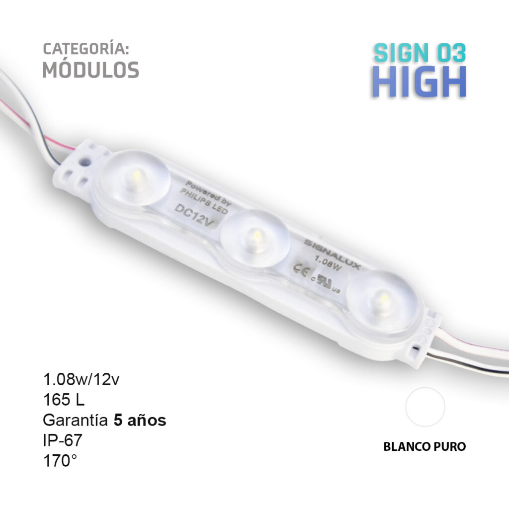 Leds para letras de canal Grandes - Signalux